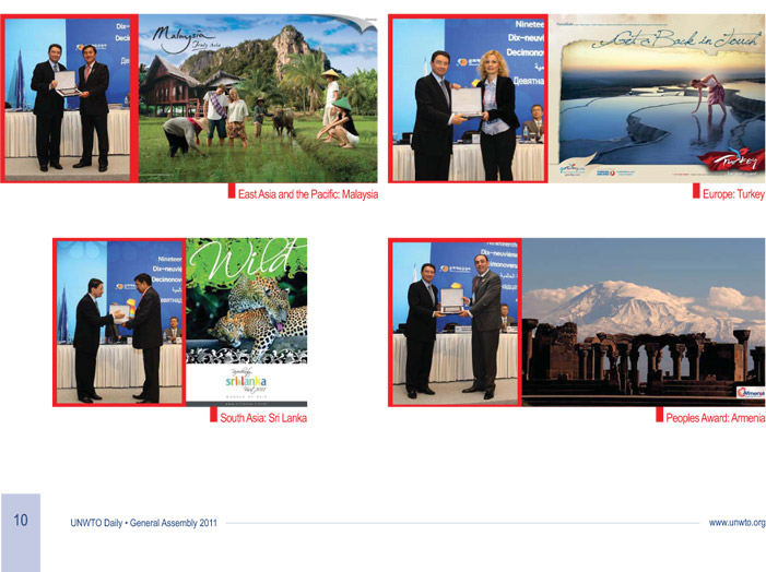 Winners of the 2011 Vettor Giusti Tourism Poster Competition