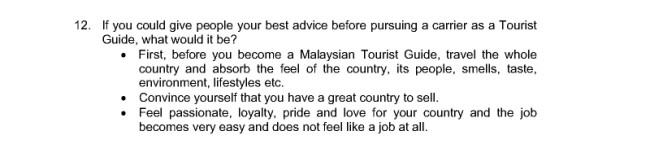 Career Guidance As A Tourist Guide